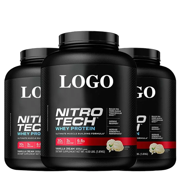 Wholesale Dietary Supplement Directly Sell OEM Private Label Custom Package Bulk Whey Protein Powder