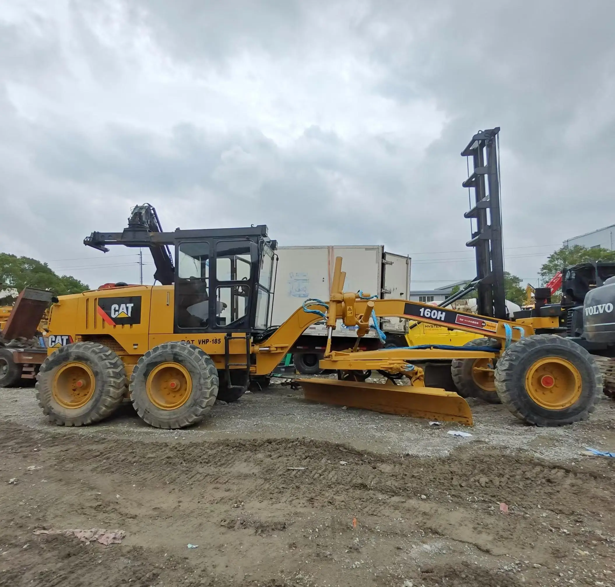 Secondhand Caterpillar Cat160H Motor Land Grader Earth-moving Construction Machinery Japan Original with Cheap Price