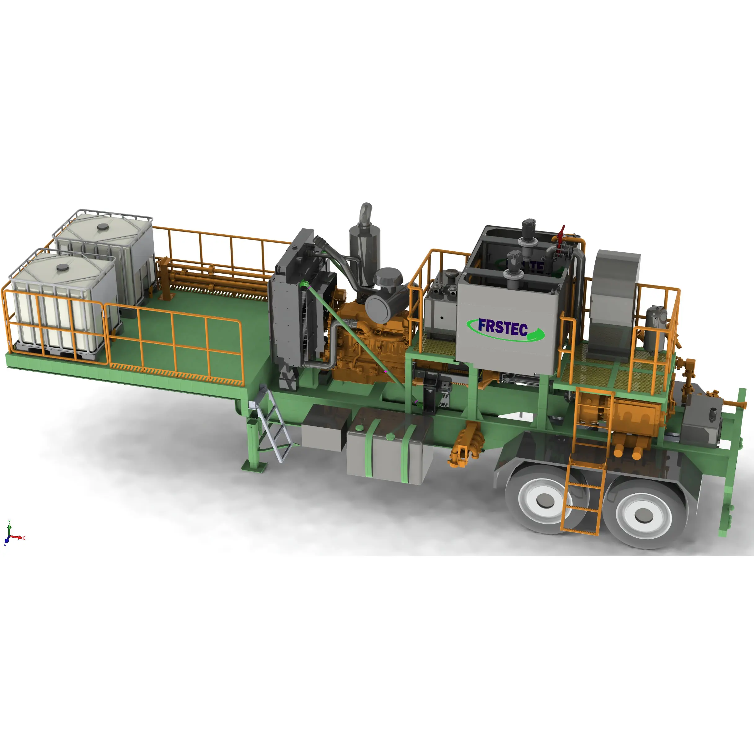 2024 hot sale product oilfield using FRSTEC brand tracer injection stimulation plunger pump Trailer/Skid/Truck with low price