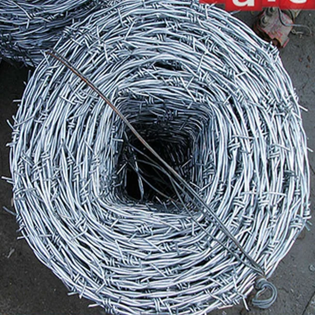 25 кг Горячая окунутая гальванизированная двойной твист высокая прочность на разрыв колючая
