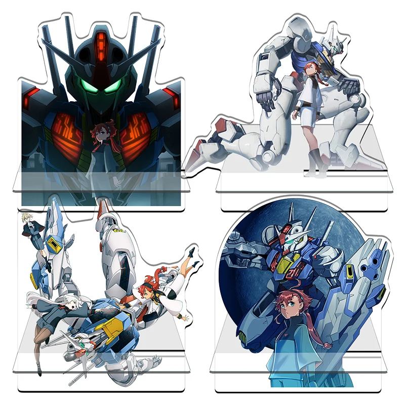 Mobile Suit Gundam the Witch from Mercury japan anime Animation cartoon peripherals Acrylic hand mobile phone holder