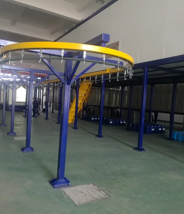 
Bolt zinc coating line automatic steel profile powder coating line 