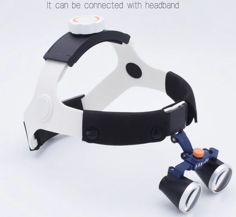 Chenwei Pet Surgery Two way Screw Threa Head Glass frame type Medical Headlight 2.5X 3.5X Dental Loupes