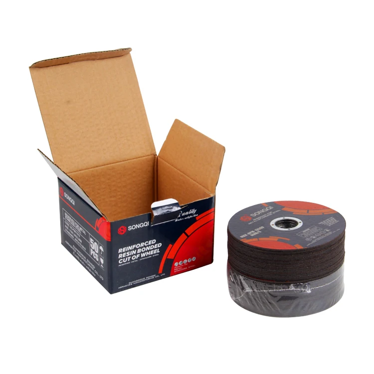 SONGQI Disco De Corte 4 1/2 Inch 115 mm Cutting Disc Abrasive Metal Cutting Disc for Steel/Stainless Steel With Wholesale Price