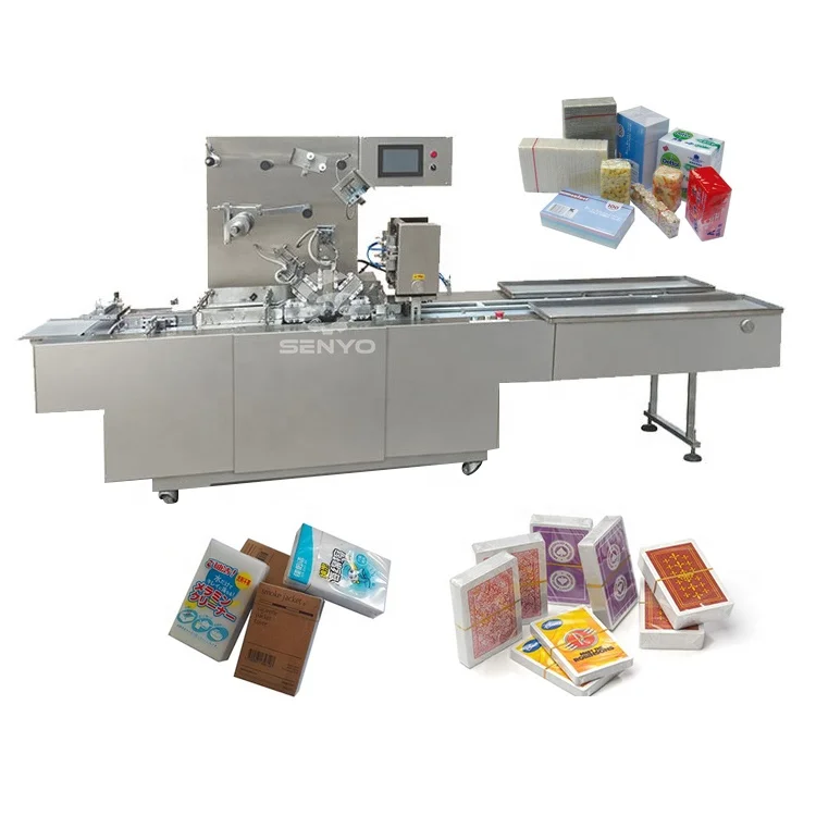 Transparent film three-dimensional packaging machine playing cards cellophane wrapping machine