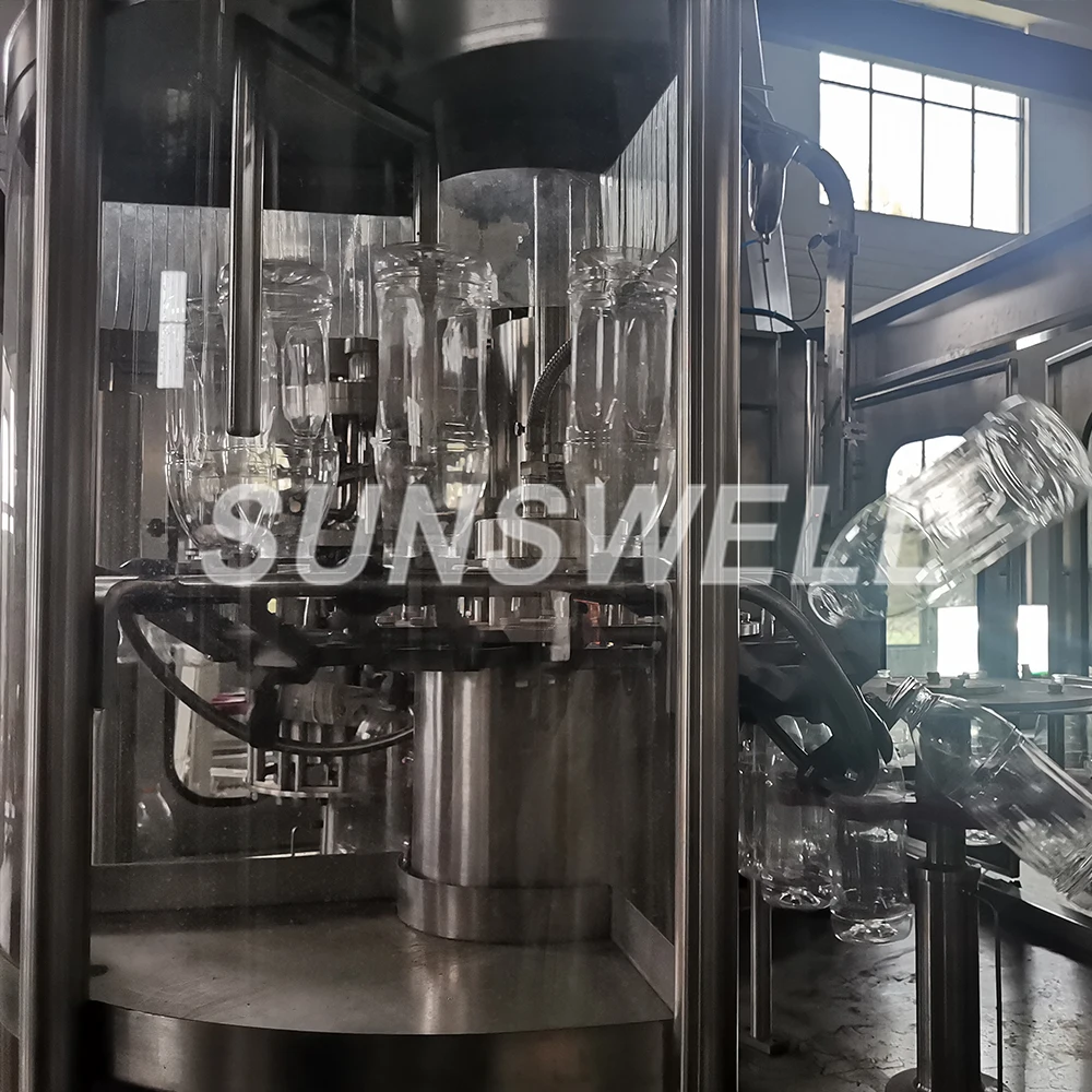 Factory price hot filling pet bottled juice 3-in-1 liquid filling machine