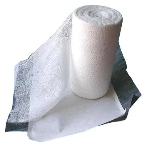 absorbent medical cotton gauze roll