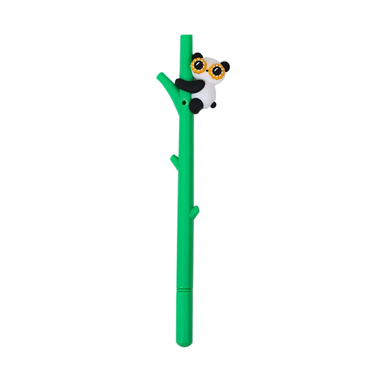 0.5 mm Gel Pens Wholesale Creative Cartoon Panda Personalized Gel Ink Pen Kawaii Children Stationery Items for School