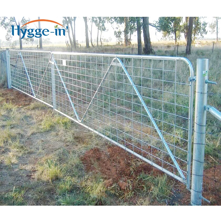 2x2 3x3 Galvanized Cattle Welded Wire Mesh Panel for Farm Philippines Gates And Fences