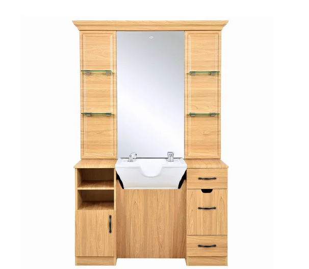 Barber Shop Equipment Supplies Hair Dresser Salon Furniture Set Styling Mirror Stations For Sale