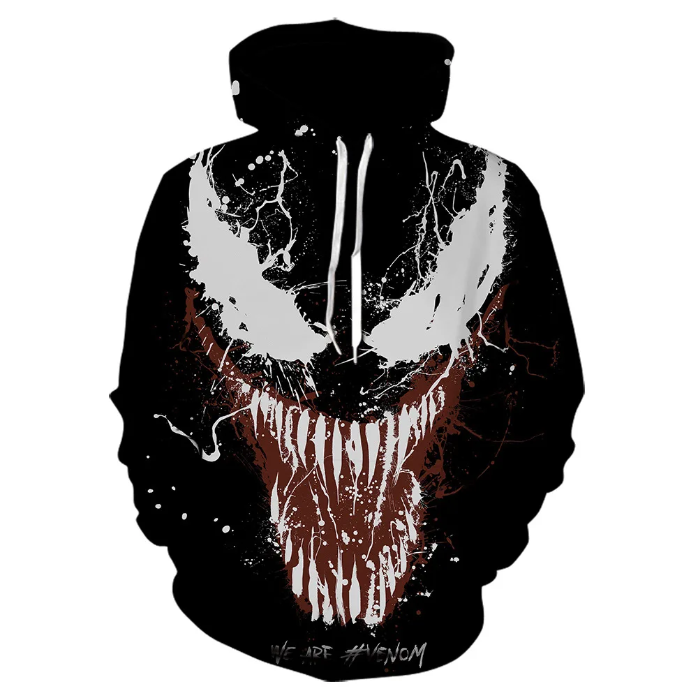 2022 Hot-Sale Pretty Fashionable Venom Sweatershirt 3D Full Print Men Wear Hoodies 3d Print Hoodies For Men