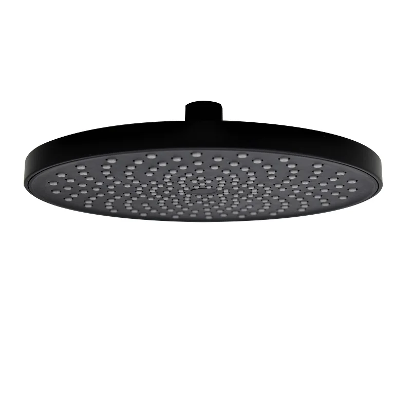 European Style Black Shower pressurized top spray hotel bathroom pressurized shower head