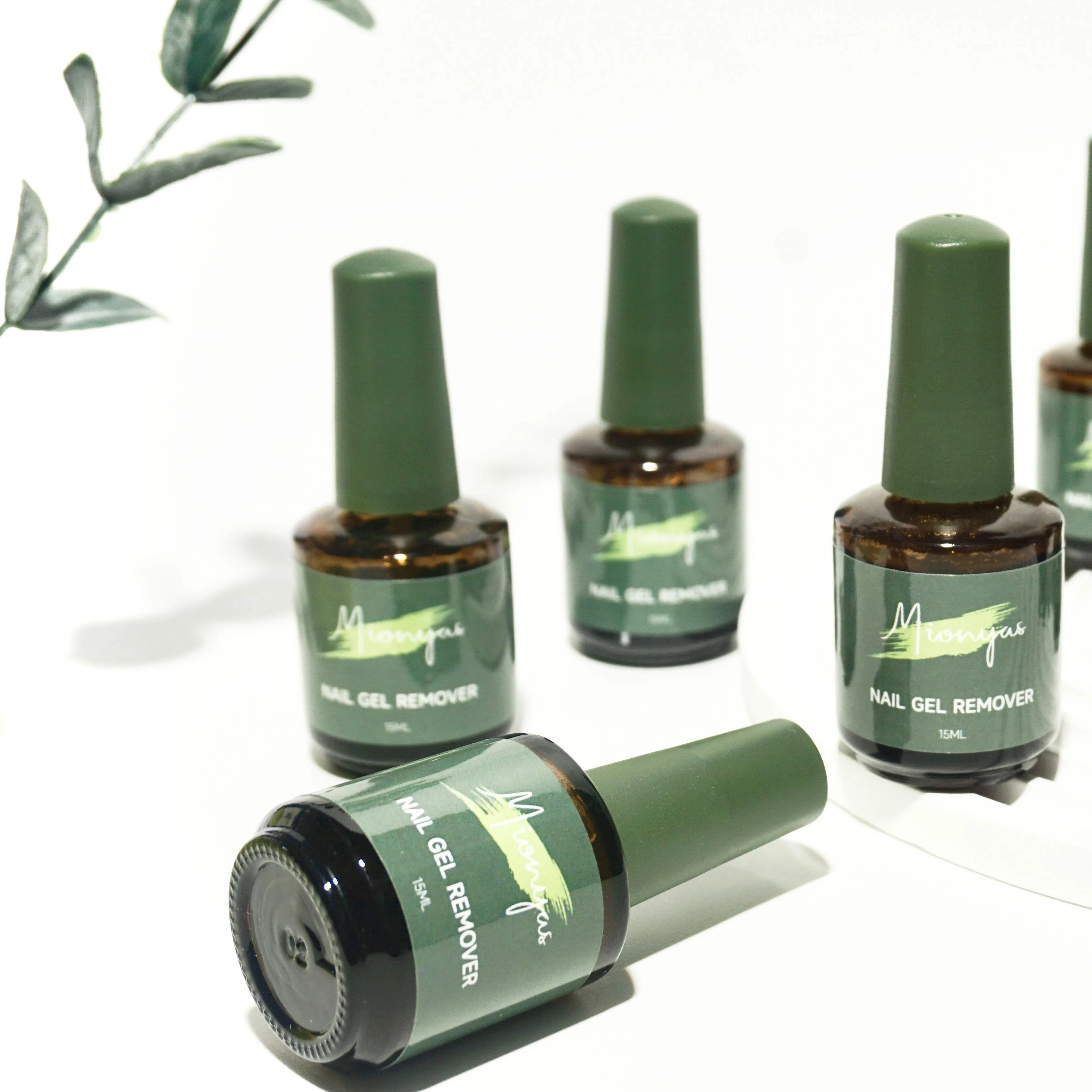 Mionyas OEM Private Label Manicure Nail Art Tools 15Ml Easy Apply UV Gel Magic Nail Polish Remover Organic Nail Gel Remover