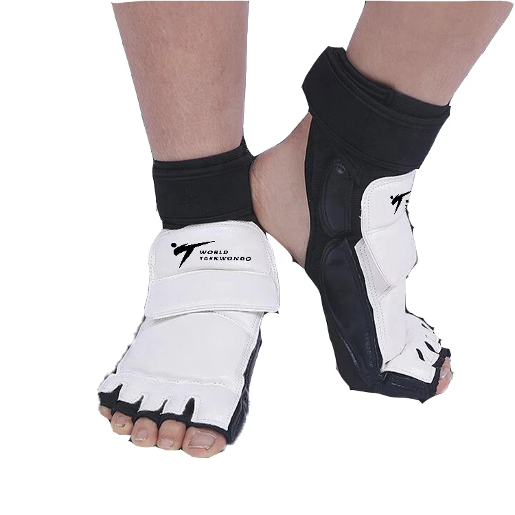 Customized multicolor high quality pu sponge body taekwondo foot protector
