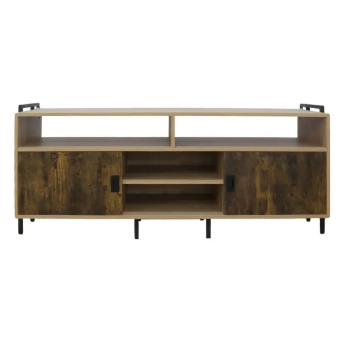 New Modern Cappelletti Steel And MDF Floor Standing Simple TV Floating TV Stand For 60 Inch  With Aquarium