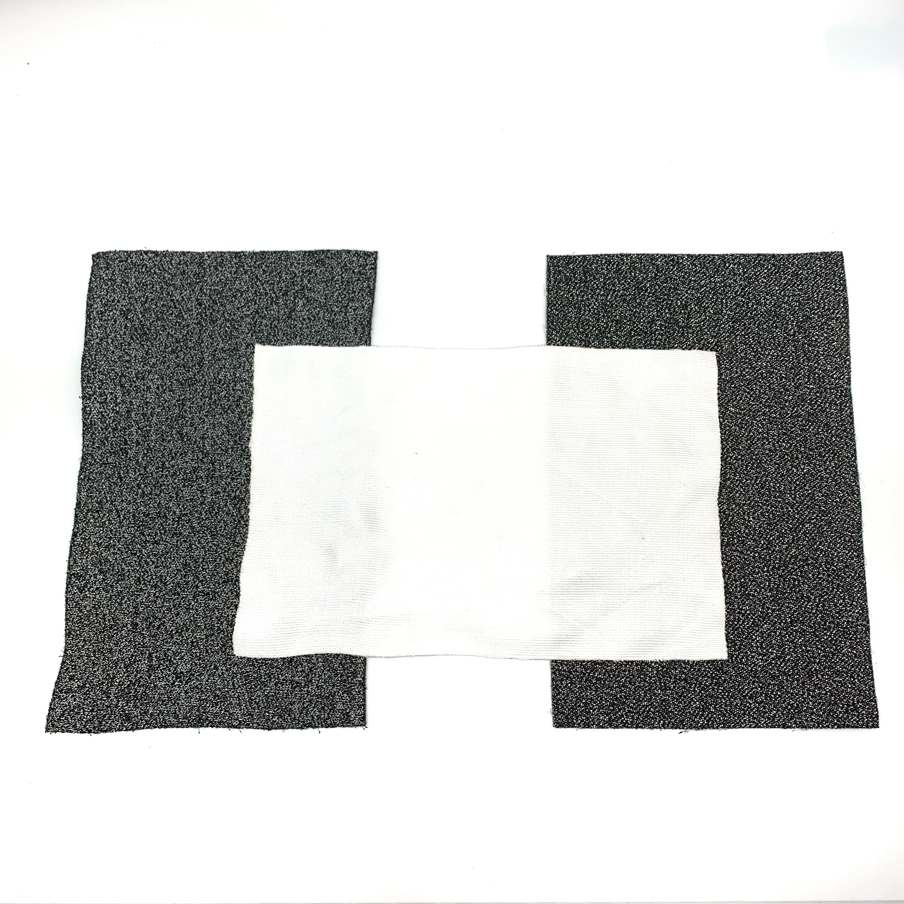 Производство прямых продаж 430gsm черный uhmwpe волокна листовой ткани для перчаток анти-cut level 5