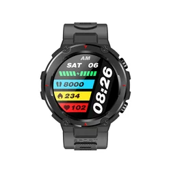Factory Wholesale Newest Round G18 GPS Smartwatch 20 Sport Modes IP68 Waterproof Message Notification Android IOS Smart Watch