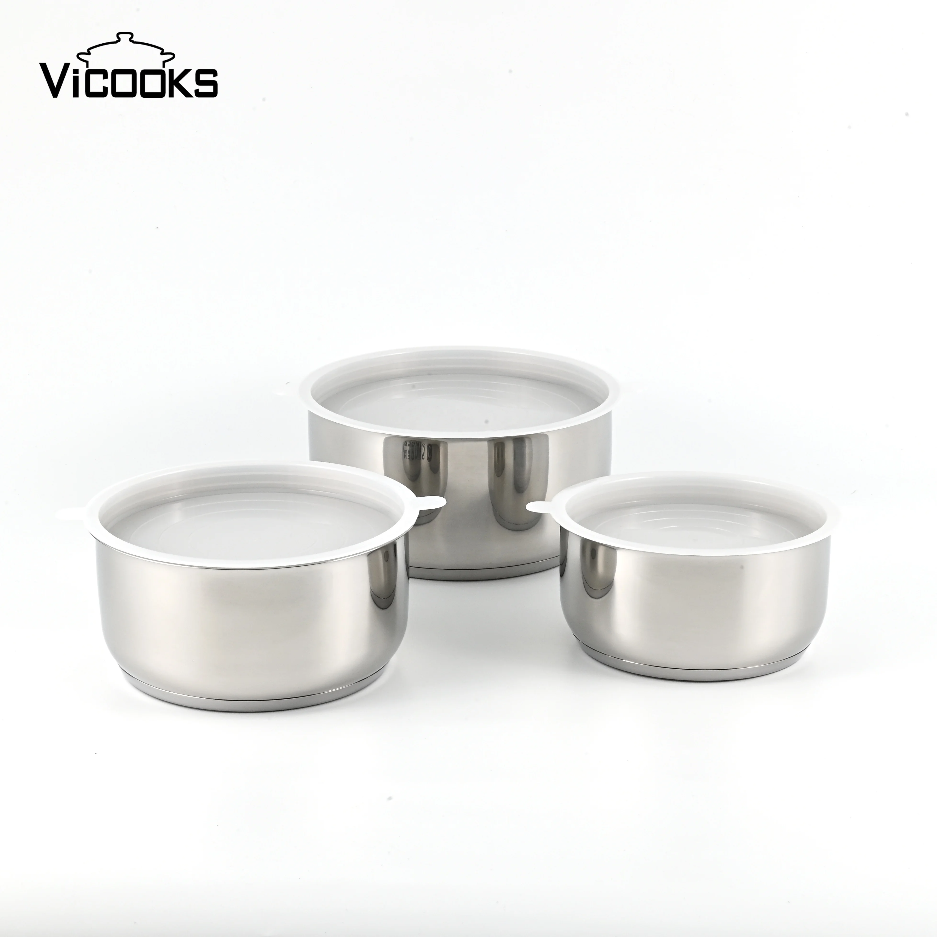 marble stone non-stick cooking pans cast bottom induction double sided stainless steel wok frying pan and pot set