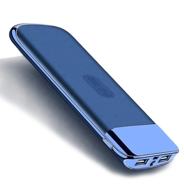 Универсальный литиевая батарея портативный мобильный power bank 10000 mah тонкий беспроводной powerbank для iphone для samsung