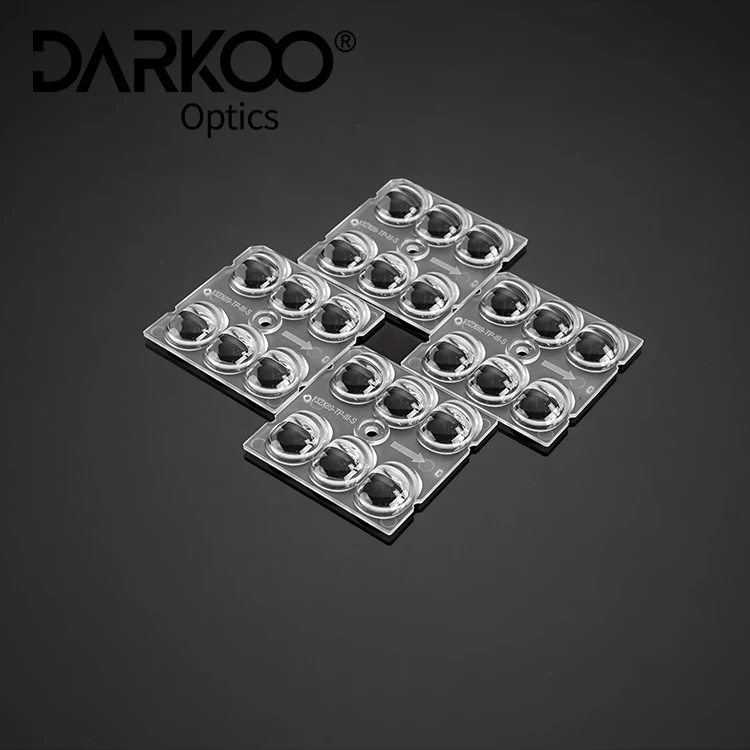 Light Lenses 60 90 120 Degree Pmma 50w 50Mm Beam Modules Stage Pc 5050 4x4 Plastic Custom 100x100 3535 Angle Waterproof Led Lens