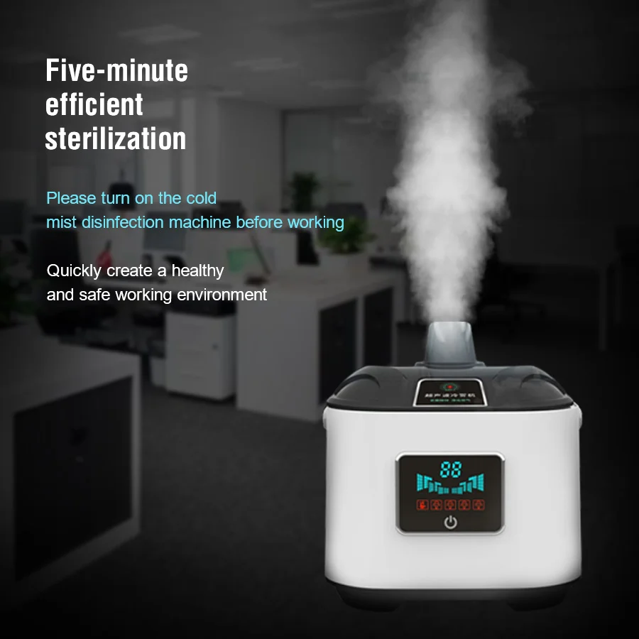 Wireless Rechargeable Portable Nano Steam Sterilizer Machine Disinfection Spray Atomizer For Car Home Office Fog Machine