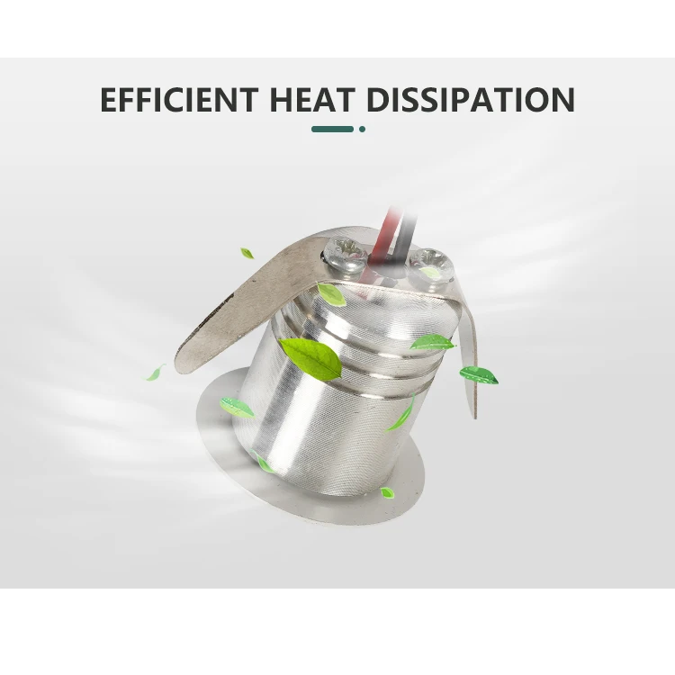 Wholesale Price Commercial Indoor Home Aluminum 1w COB Recessed RGB Led Ceiling Spot Lamp