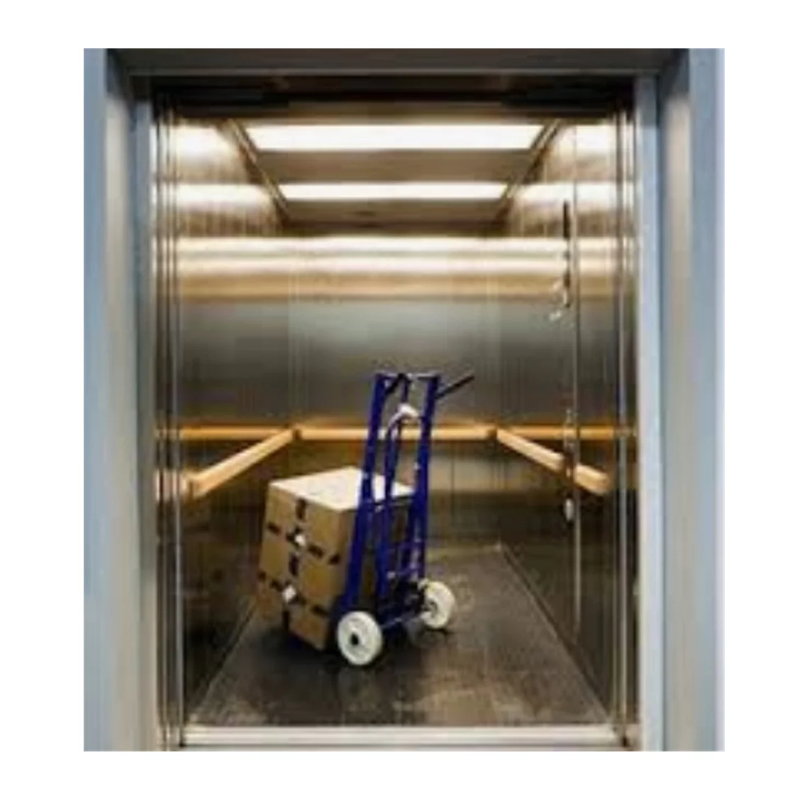 1.5m/s Traction Freight Elevator 2000KG VVVF Inverter Hydraulic Warehouse cabin Lift