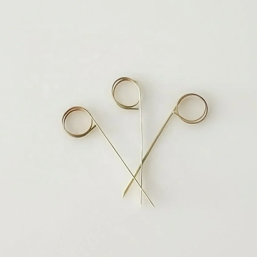 Одноразовые Бамбуковые петли для шпажки/барбекю сэндвич коктейльные вечеринки шпажки