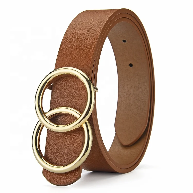 Custom Buckle Colors Factory OEM Wholesale Women Fashion Belt PU Leather Belts