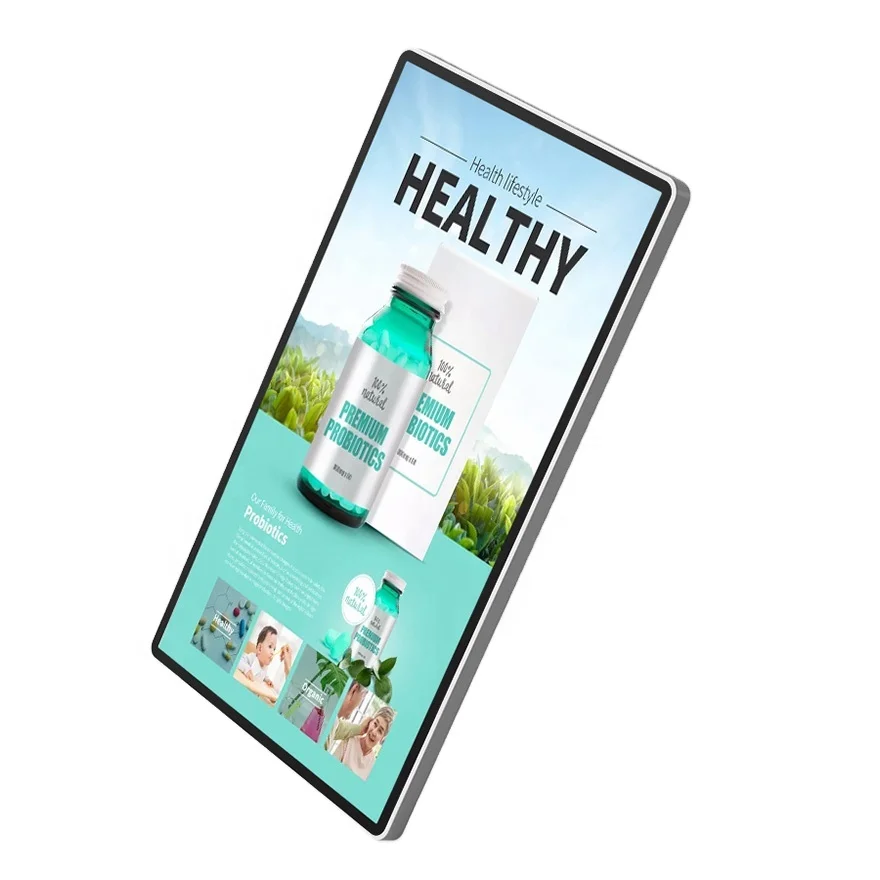 
43inch wall-mounted led tv full hd restaurant advertising menu board WiFi 3G wireless/ wired network android multimedia player 