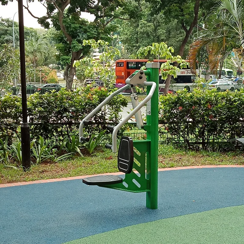 Outdoor Hydraulic Fitness Equipment Park Vertical Press Adjustable Resistance for Seniors