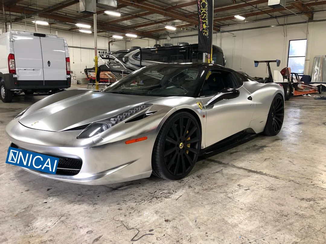 Matte Vinyl Car Wrap Vinyl Metallic Matte Chrome Film Vinyl Roll Auto Vehicle Body Wrapping Stickers Car Film