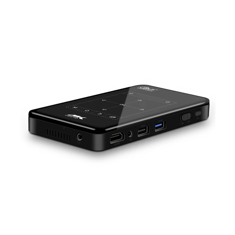 Mini projector DLP Android 9.0 mobile phone projector suitable for home theater outdoor meetings