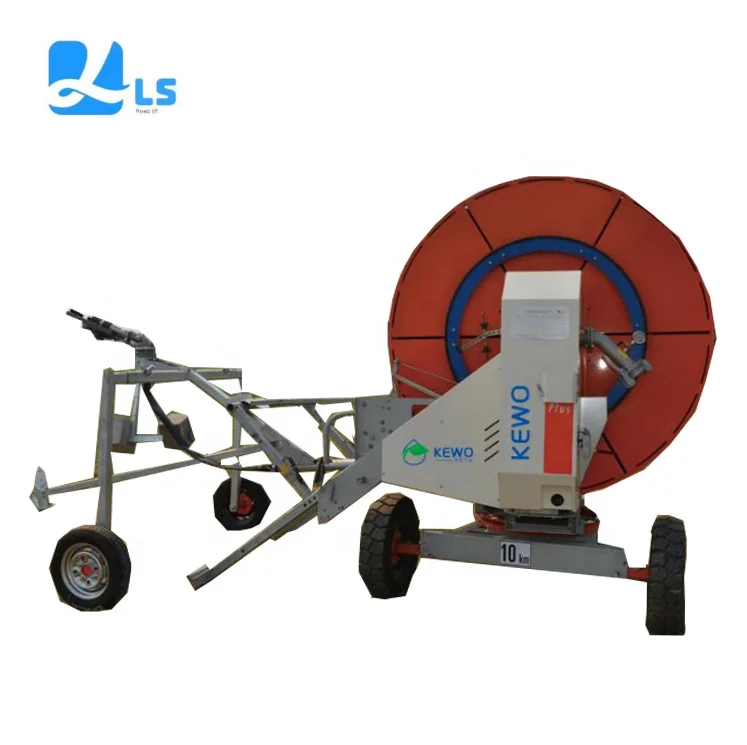 Field water fertilizer integrated sprinkler winch type sprinkler reel type irrigation vehicle agricultural sprinkler