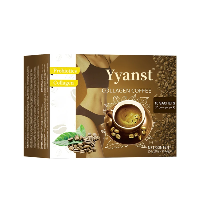 OEM/ODM Natural Super Weight Loss Slimming Whitening Collagen coffee Luxury slim Collagen Coffee for loss weight