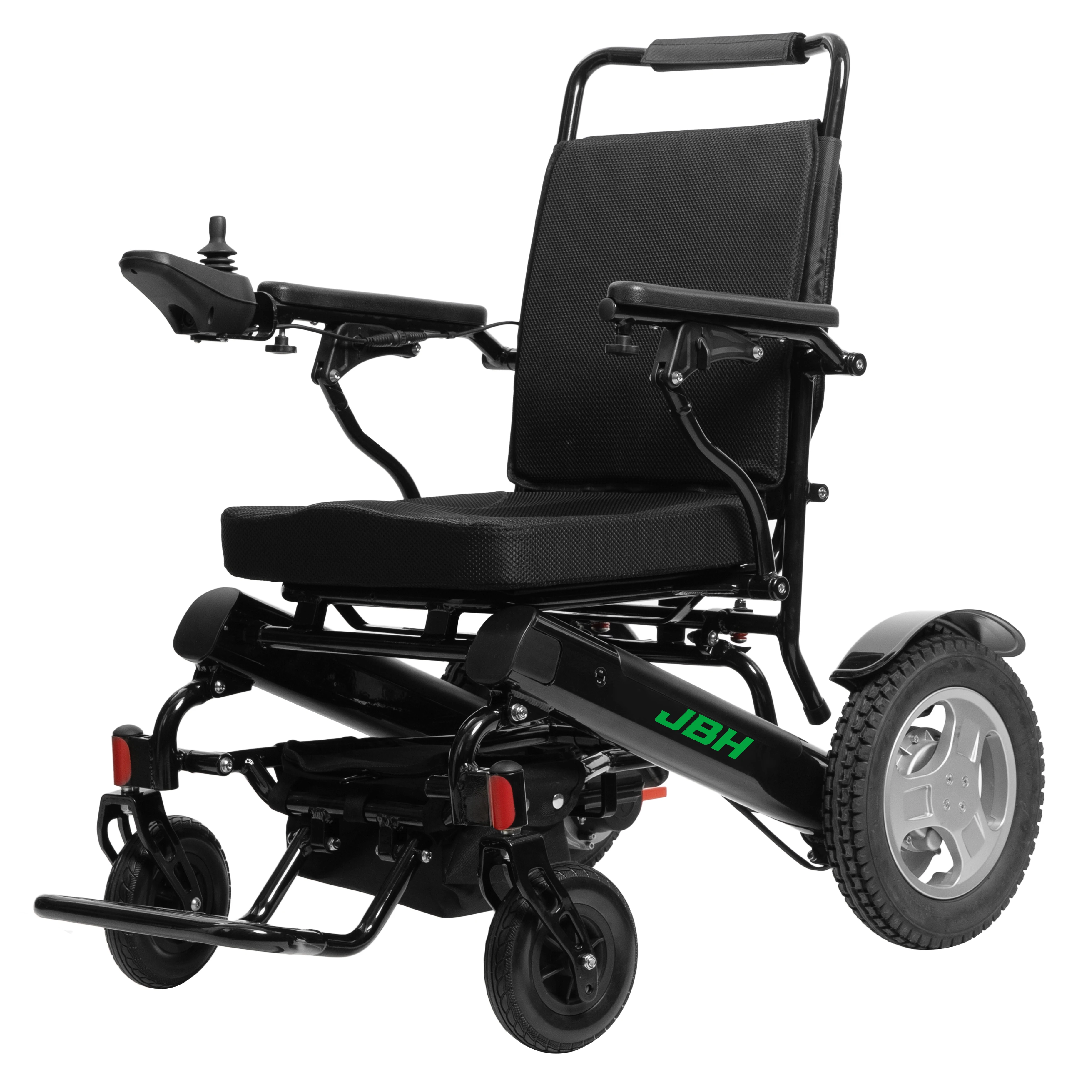 Joystick control folding electric wheelchair for elderly people and the disabled