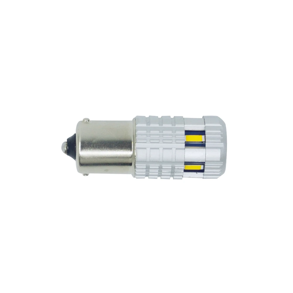 Автомобильная светодиодная лампа 6smd лампа 1156 ba9s Белый желтый 9-16 В Светодиодная лампа 7440 7443 1157 противотуманная лампа с указателем поворота