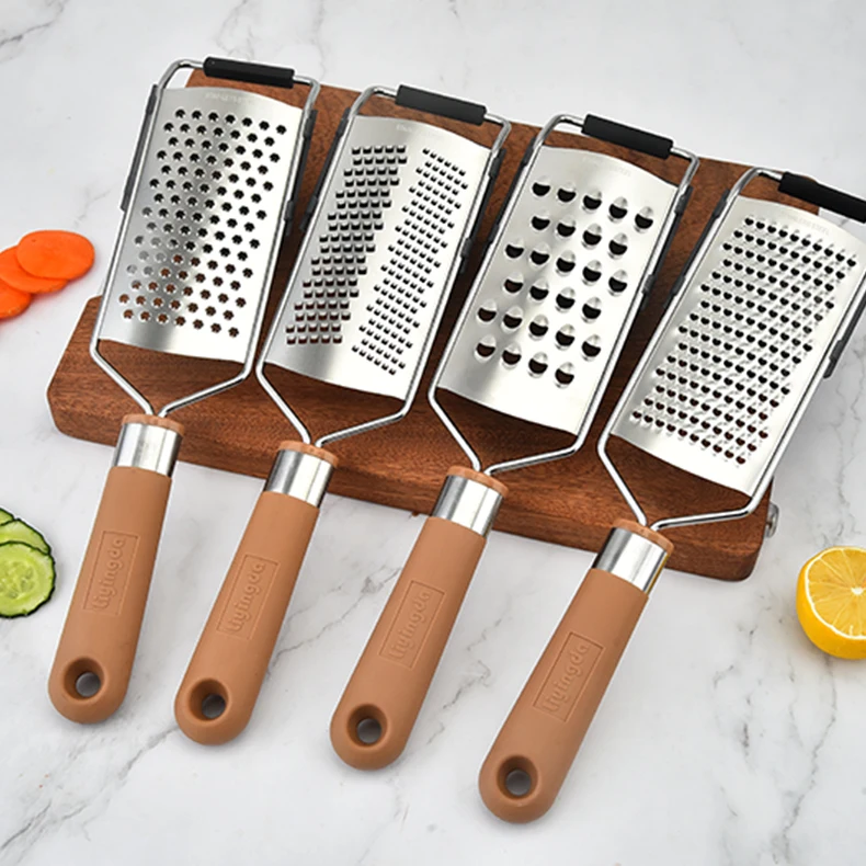 3pcs Kitchen Accessories Vegetable Cheese Grater Chocolate Lemon Zester