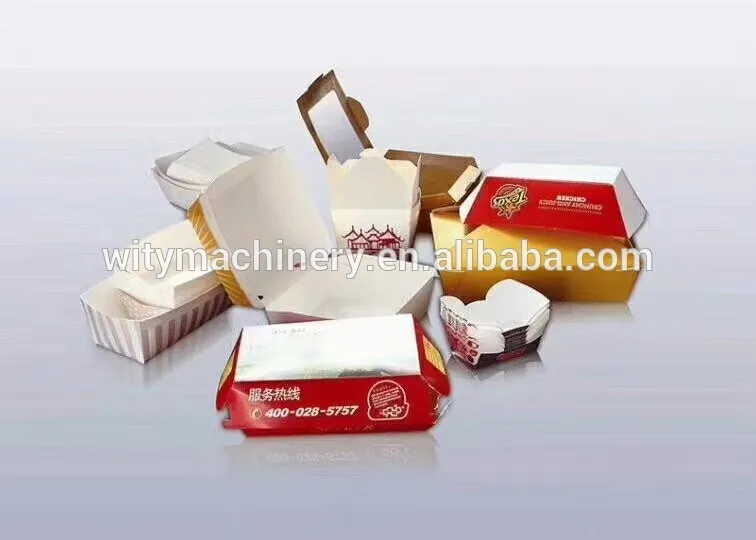  Картонная коробка по монтажу на вынос-фуд коробки делая