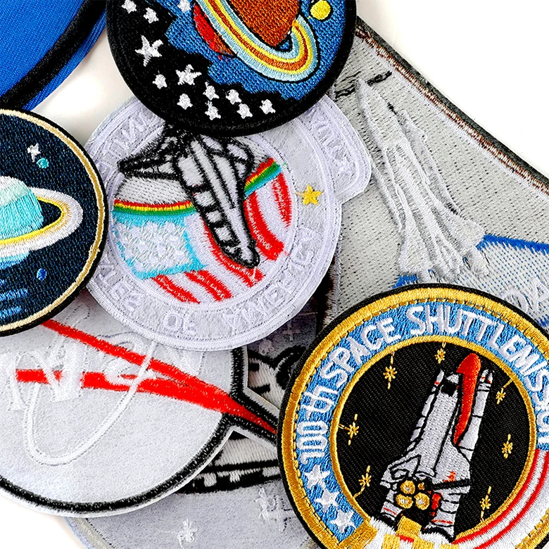 Factory Price Custom Design NASA Space Shuttle Challenger Mission Patch for Hat and Clothing