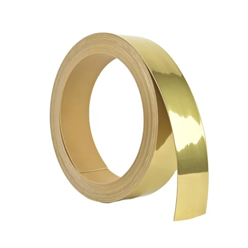 Wholesale 3M Furniture Decorative Plastic Strips Decorative Sofa Strip Trim Chrome Golden Silver PVC Edge Banding Tape