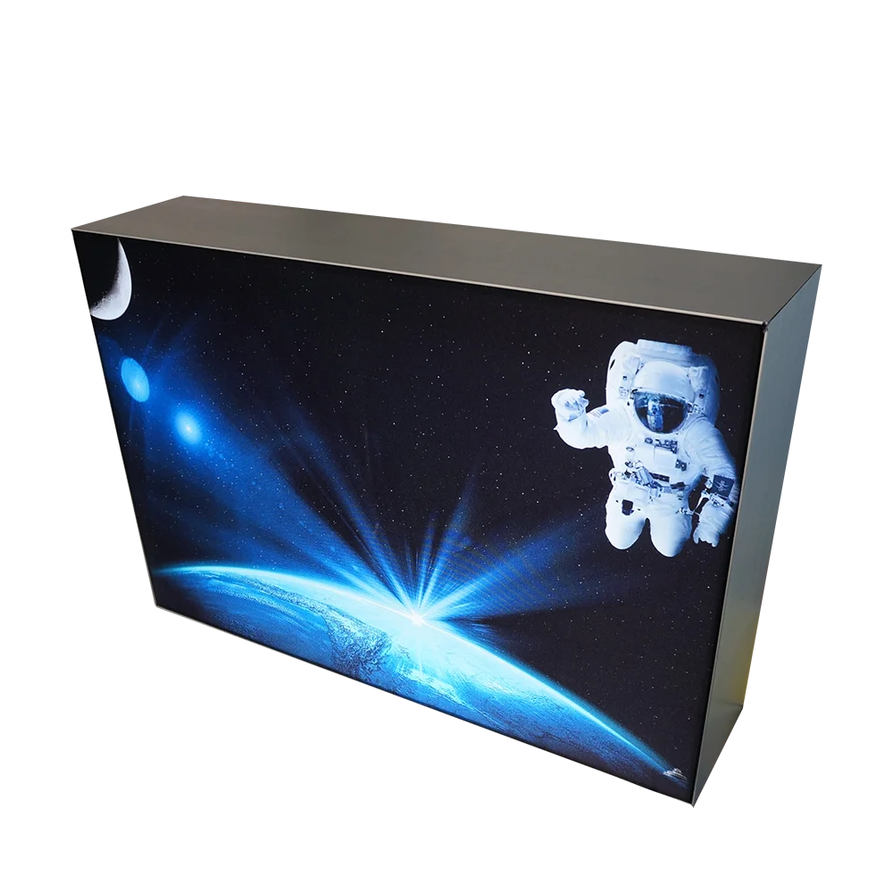 Good price Lightbox indoor Light Wall The Led Guangdong Modular Aluminum Frame outer space spacecraft led Lightbox
