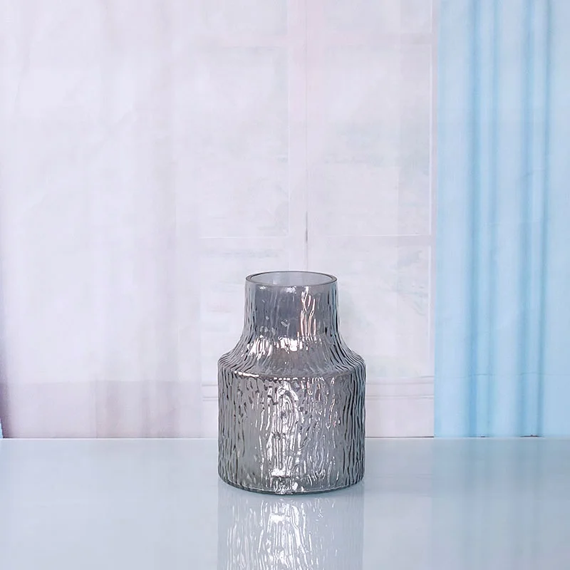 WONDER Nordic Crystal Creativity Minimalist Aesthetic Vase desktop Glass Flowers Vases Home Decoration glass vase