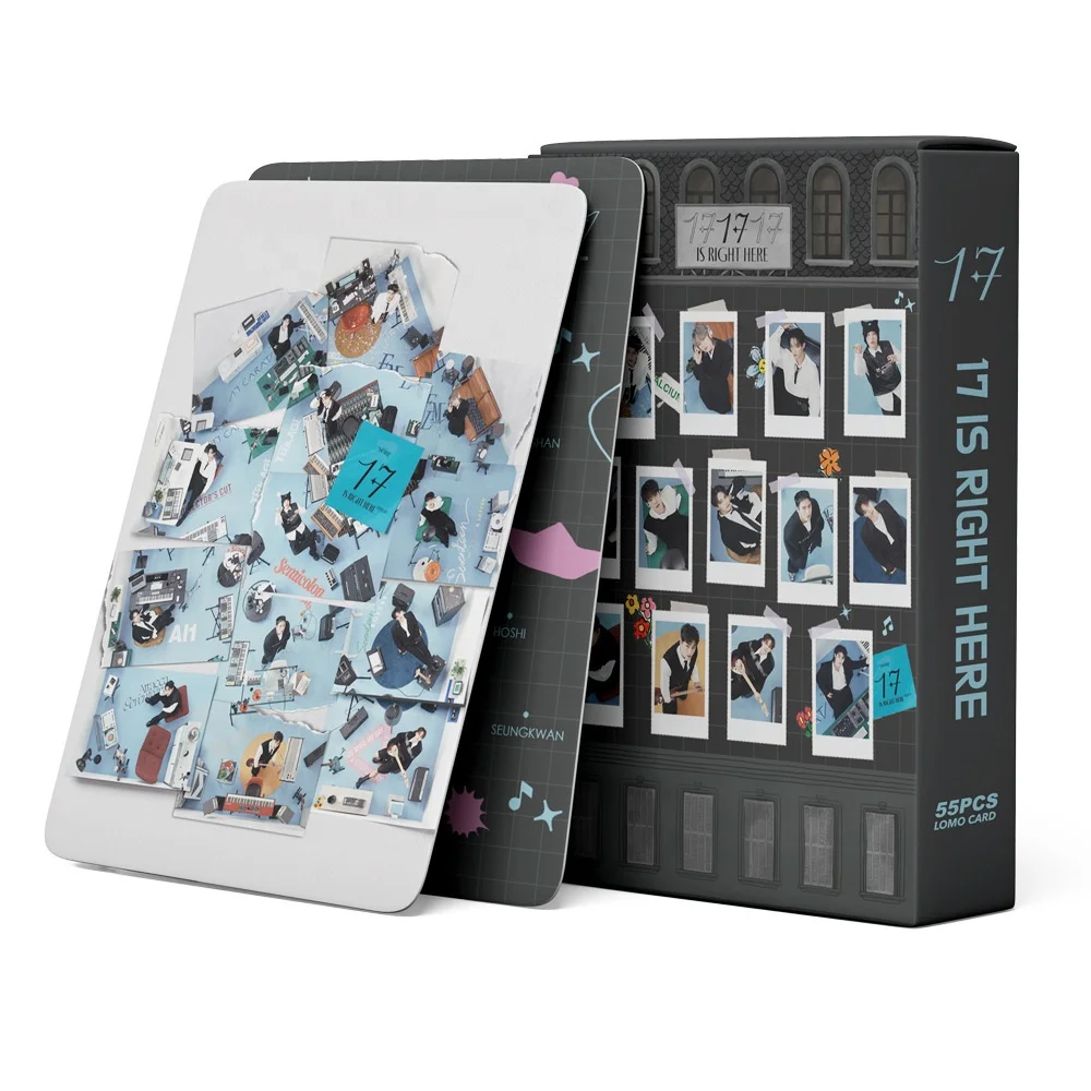 yuwei Kpop Photo Card IS RIGHT HERE LOMO CARD Photocard kpop Lomo Cards For JEONGHAN HOSHI JUN WONWOO DINO MINGYU