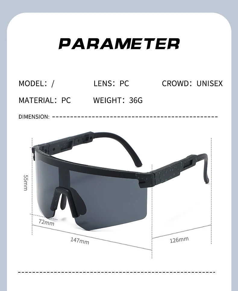 ZHIHENG Mtb Bike Bicycle Women New Fashion Outdoor Men Running Hot Sale Sunglasses Sport Sunglasses