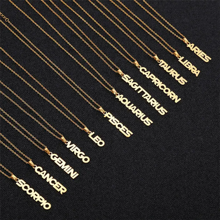 Manufacturer custom name necklace,personalised jewellery no fading gold letter necklace,name jewelry wholesale women necklace