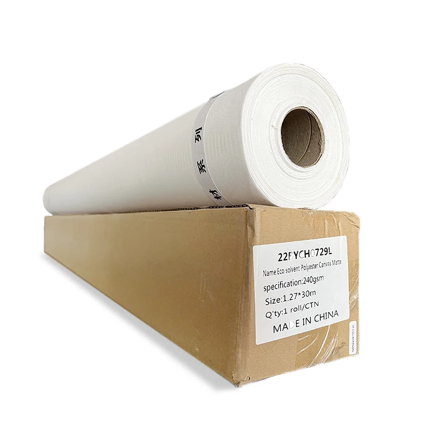 Eco-Sovlent Printing Chemical Canvas Fabric Matte Canvas Cotton Fabric Spray Painting Hand-Painted Canvas Frame For Outdoor