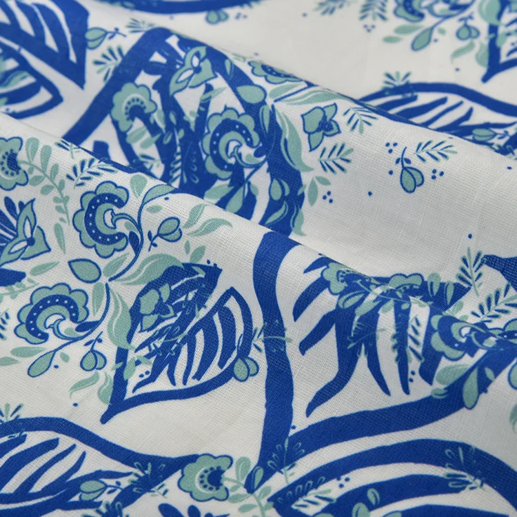 Изготовленный На Заказ Печатный дизайн дышащий Тенсел Матрас ткань