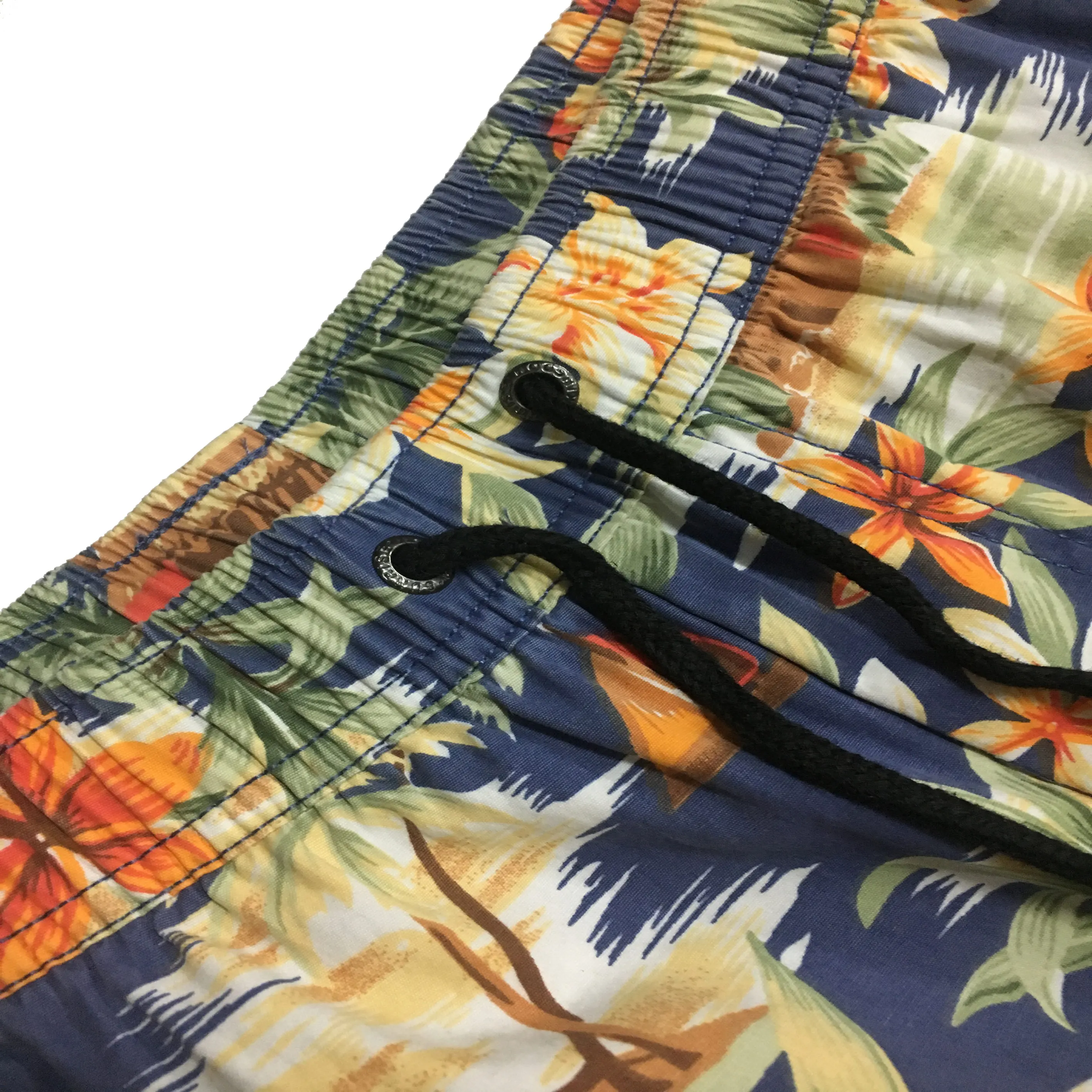 
Summer oem fashion dry quick pocket board print beach shorts for men 