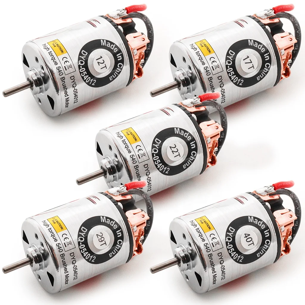 RC 540 щеточный двигатель 12 т-40 т для осевых гусениц Traxxas TRX4 1/10 запчасти автомобилей игрушки Tamiya Trucks